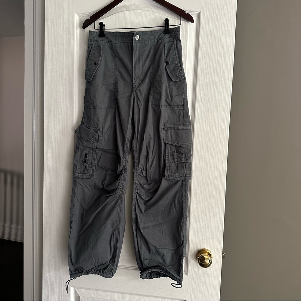 Abercrombie & Fitch US S Short Grey Baggy Cargo Pants